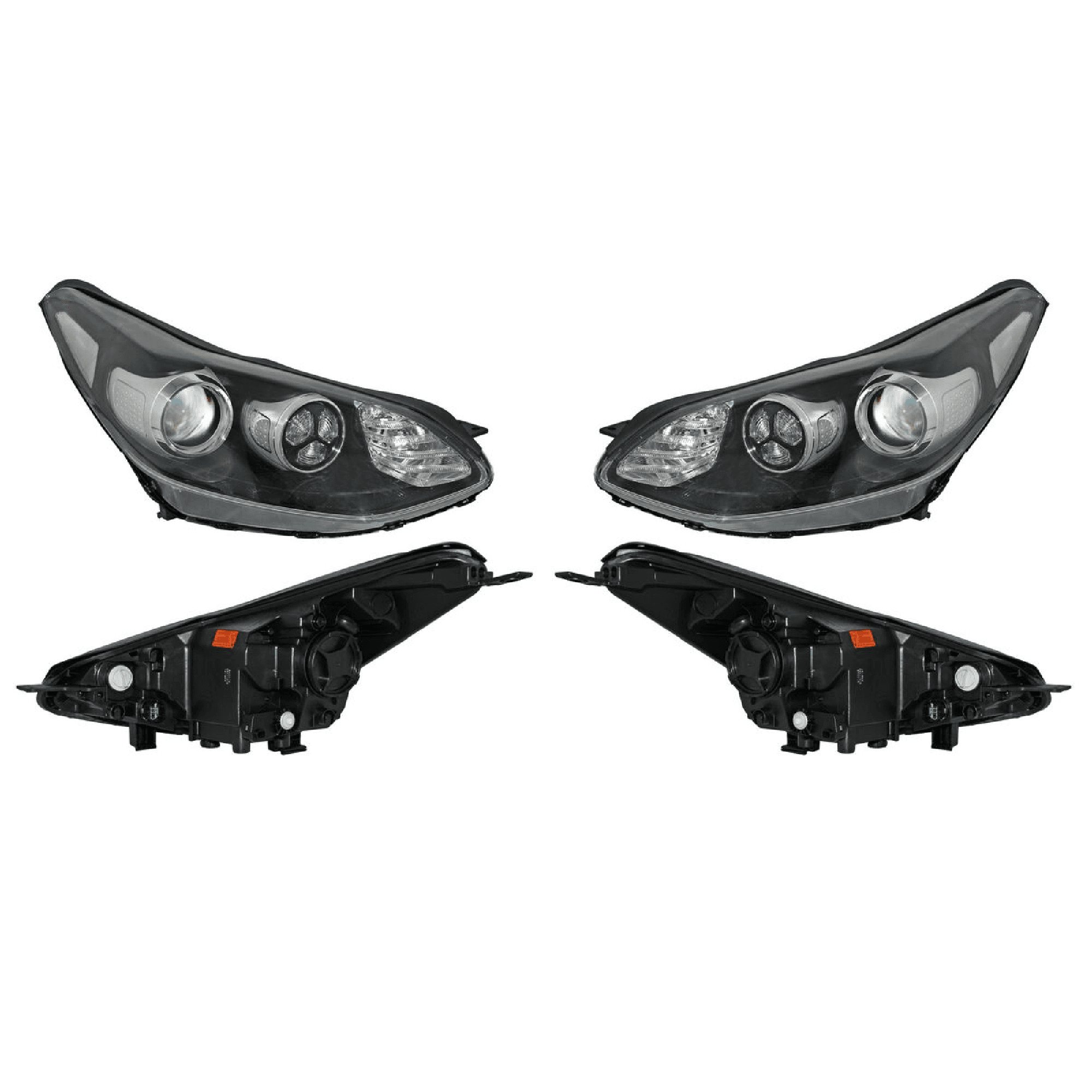 Par Faros P/Kia Sportage 2017-2018 Para Xenon Con Motor