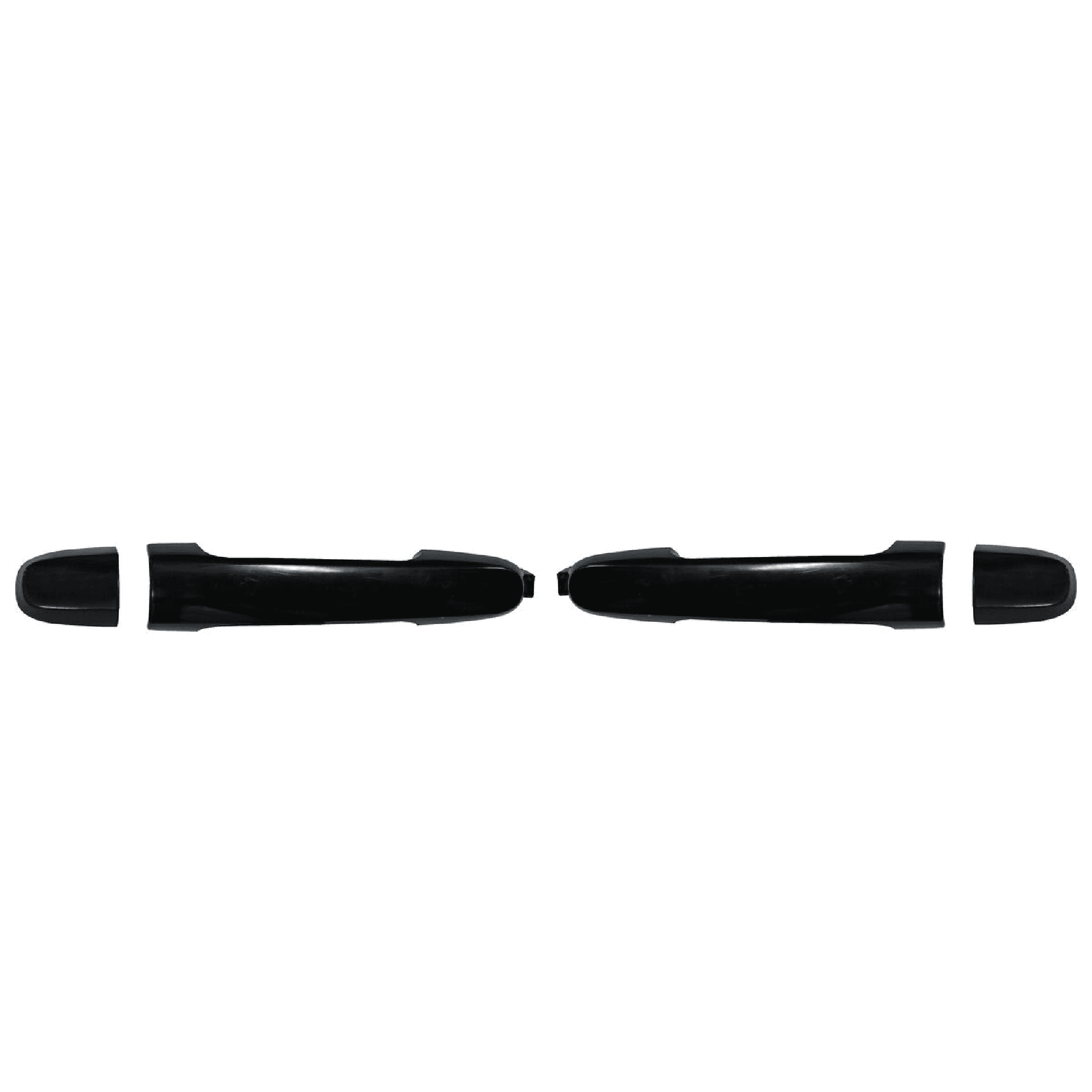 Par Manijas Exteriores Toyota Corolla 2003-2008/ Camry 2002-2006/ Yaris 2006-2015 sedan/ Matrix 2008-2010/ Rav4 2001-2011/ Prius 2004-2008 / Highlander 2001-2007 Lisa Trasera Plastico