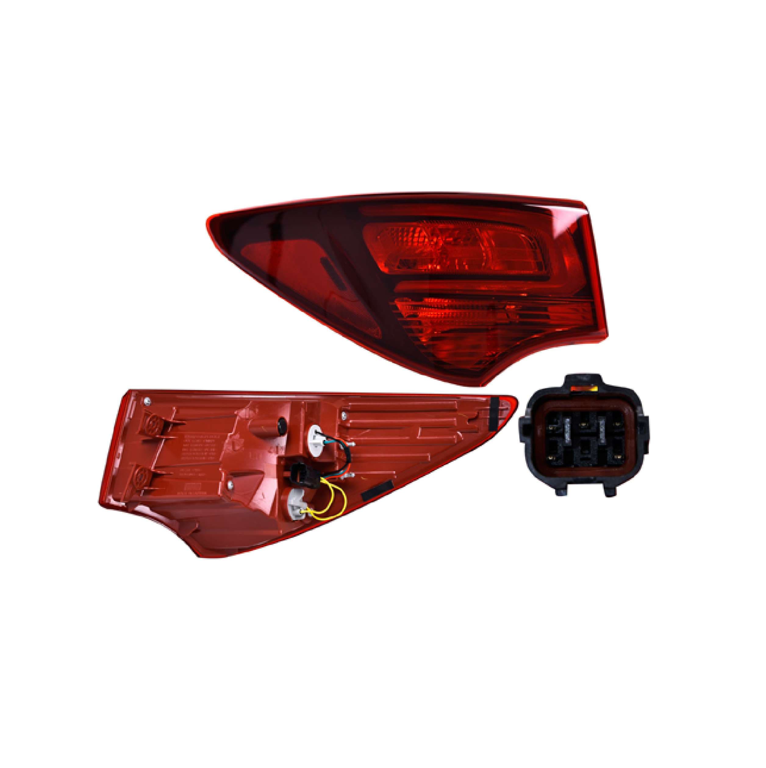 Calavera Exterior P/Hyundai Santa Fe 2017-2018 Depo Izquierda