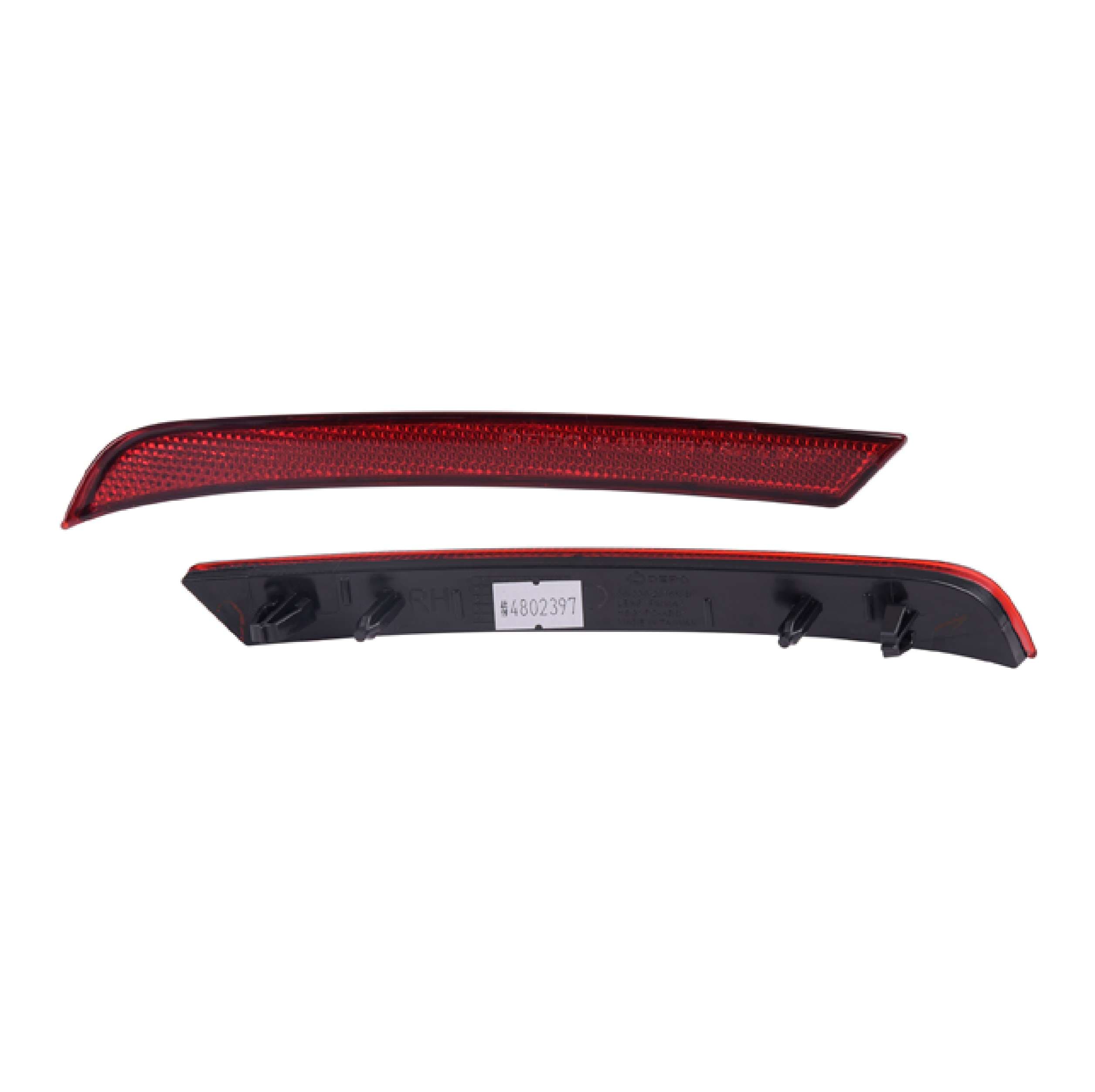 Cuarto Reflejante Trasero Derecho Ford Edge Sel Plus / Ford Edge Titanium / Ford Edge St / Ford Edge 2.0 / Ford Edge 2.7 2019-2024 Depo