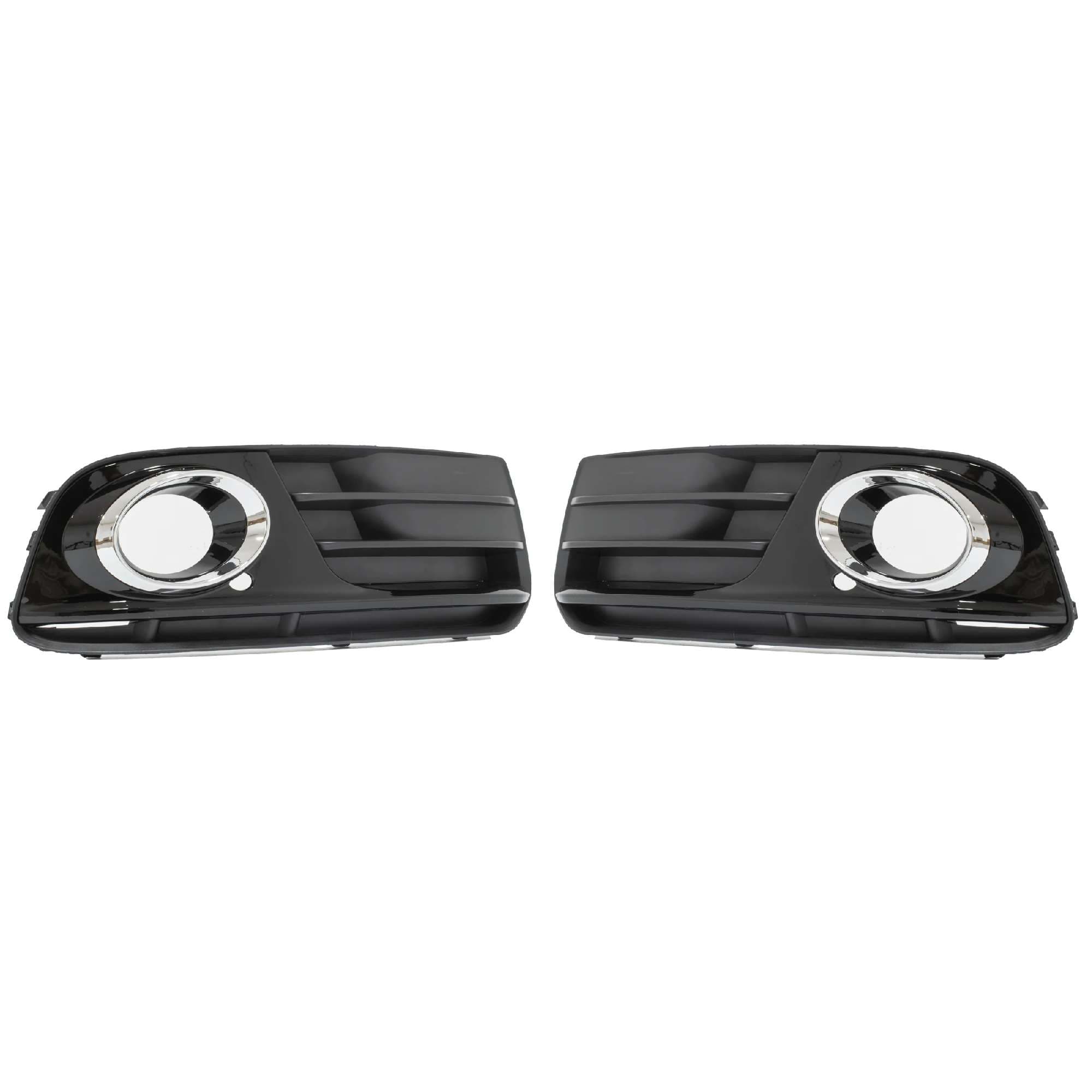 Par Rejillas Audi Q5 Filo 2013-2016 Con Hoyo Cromada