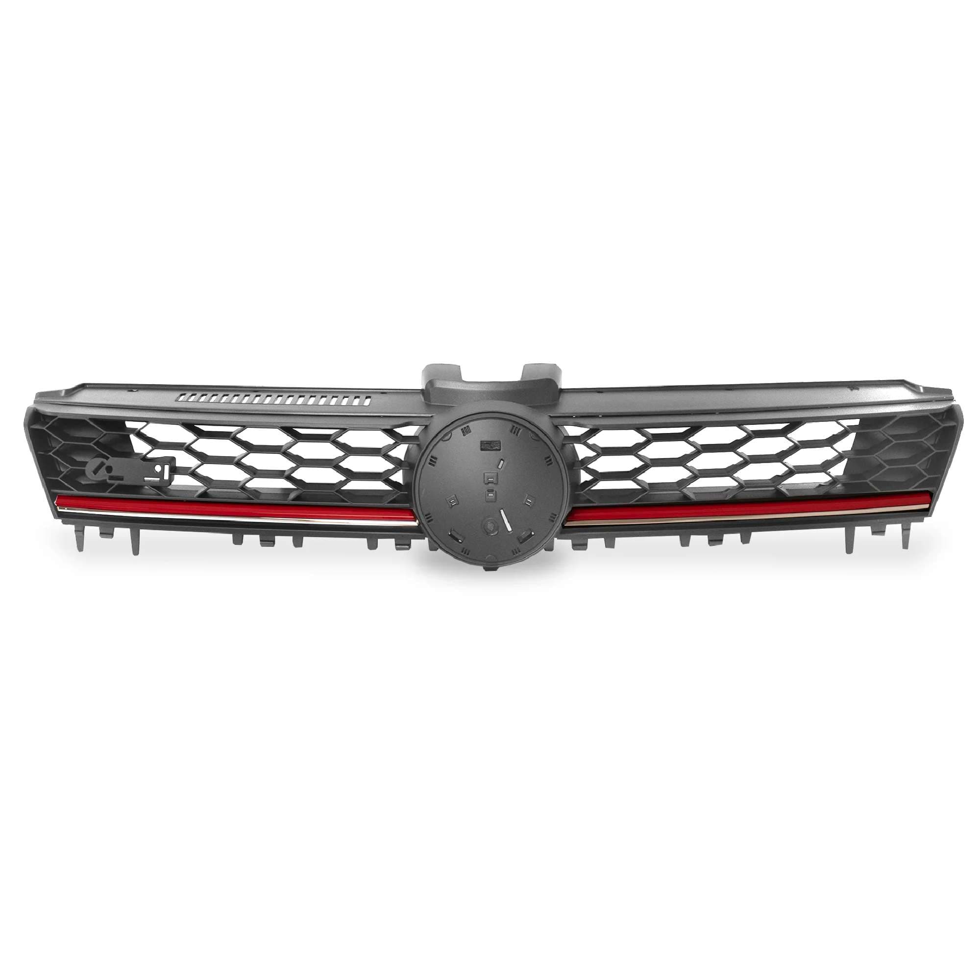 Parrilla Volkswagen Golf Gti 2015-2017 Con Moldura Roja
