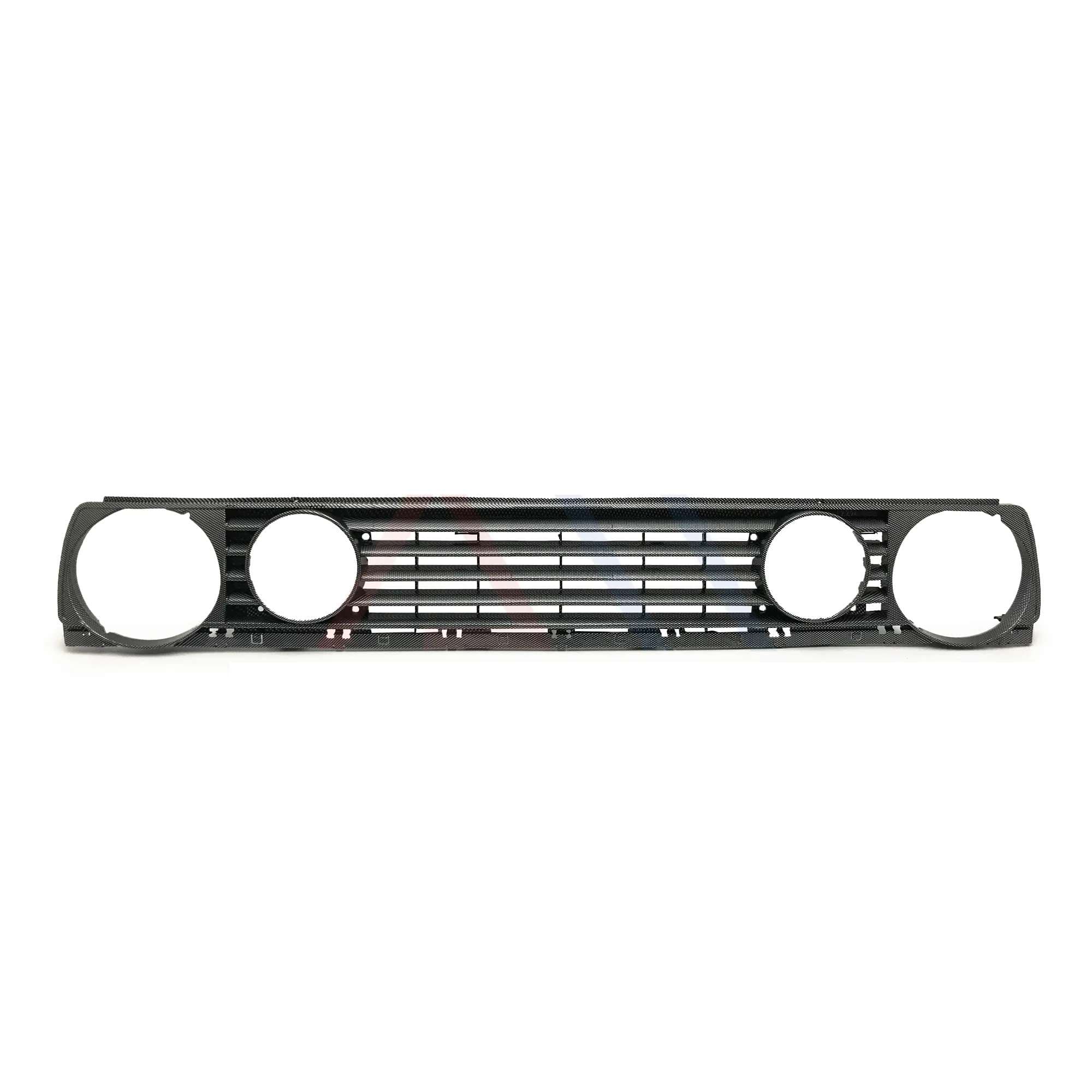 Parrilla Volkswagen Golf Gti 1988-1992 Rasurada Tipo Fibra Carbono