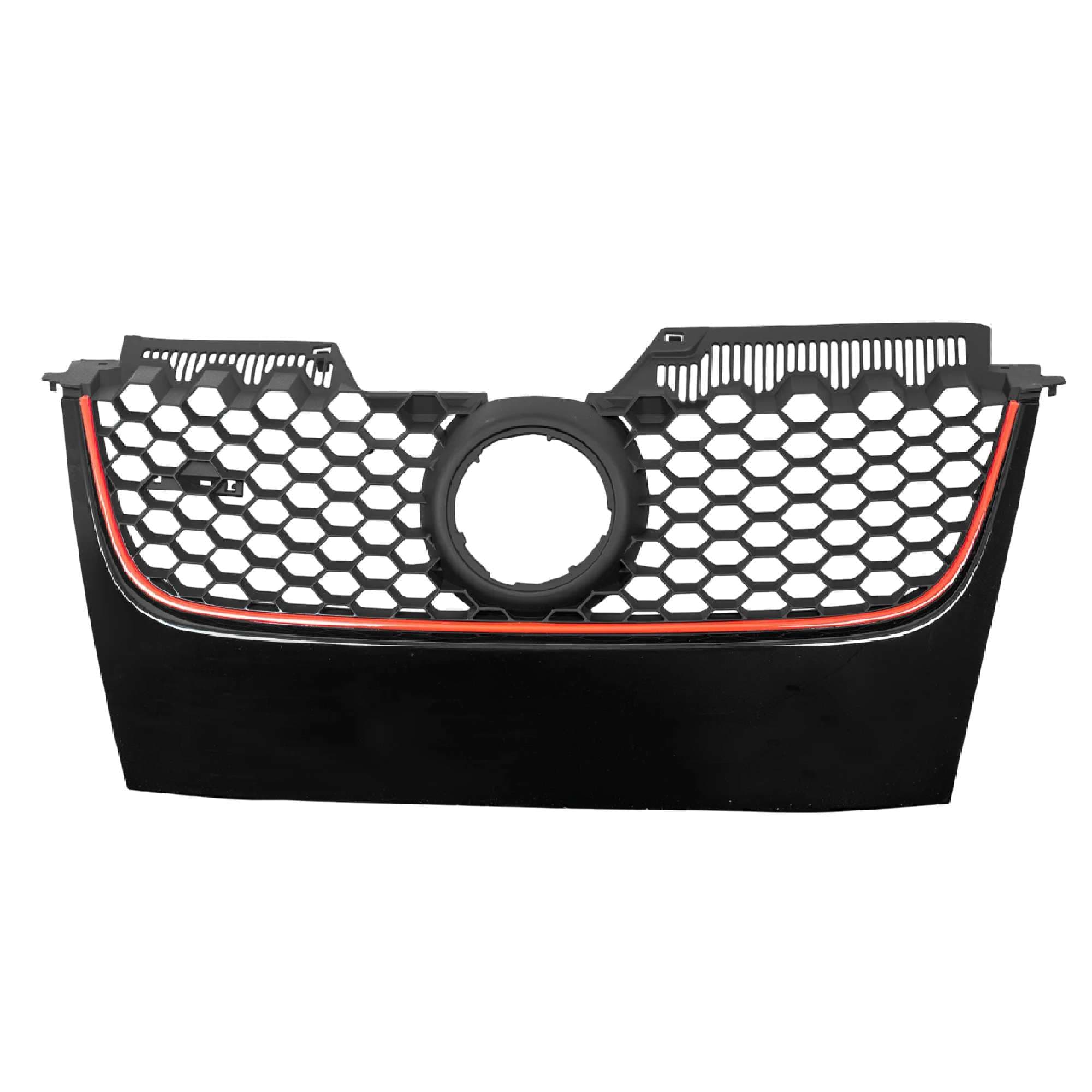 Parrilla Volkswagen Bora Gli 2006-2010 Con Moldura Roja Con Portaplaca