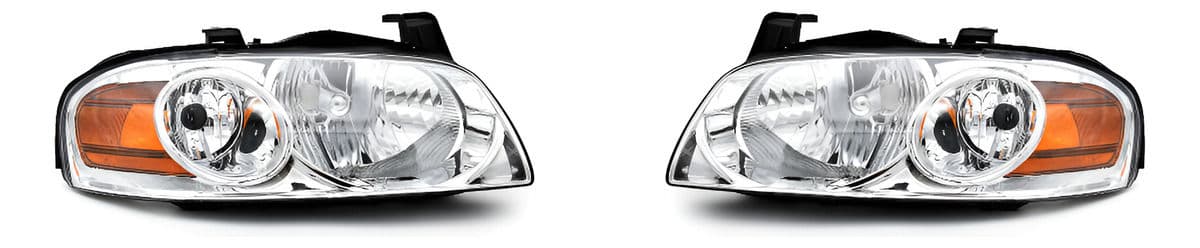 Par Faros Sentra 2000 2001 2002 2003 Se 3 Pines Fondo Cromado