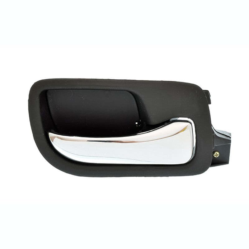 Manija Interior Honda Accord 4P Sedan 2003-2007 Negra/Cromo Plastico Derecha Trasera Hushan