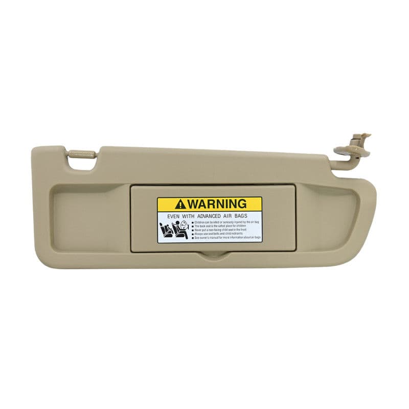 Visera Honda Civic 2P Coupe / 4P Sedan 2006-2011 Con Espejo Sin Luz Beige Plastico Derecha Delantera Hushan
