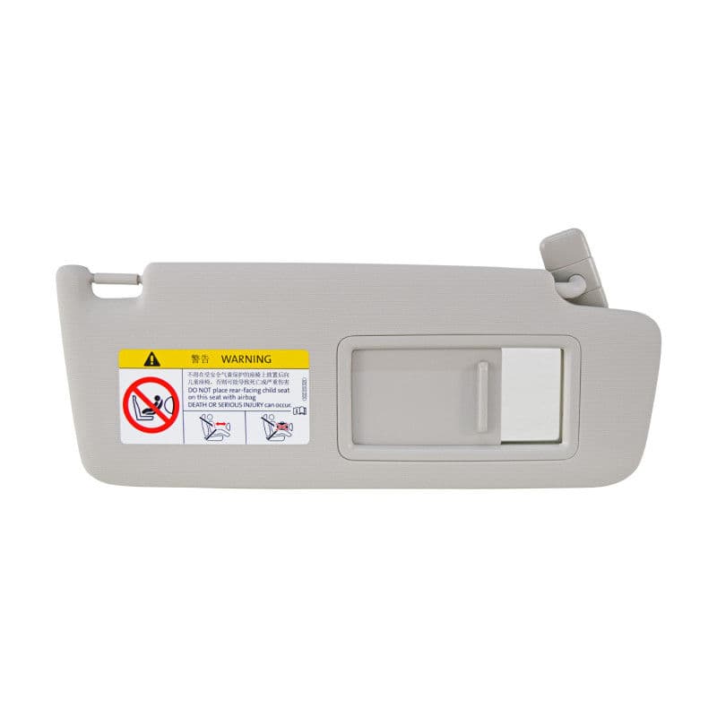 Visera Volkswagen Golf Sportwagen 2014-2020 Con Gancho 1 Pieza Con Espejo Con Luz Gris Claro Plastico 2 Pines Generica Tipo Original Derecha Delantera Tipo Original
