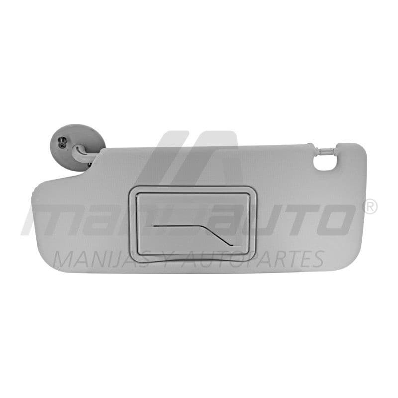 Visera Chevrolet Cruze 2010-2016 Con Espejo Gris Claro Plastico Tipo Original Izquierdo Delantera Tipo Original