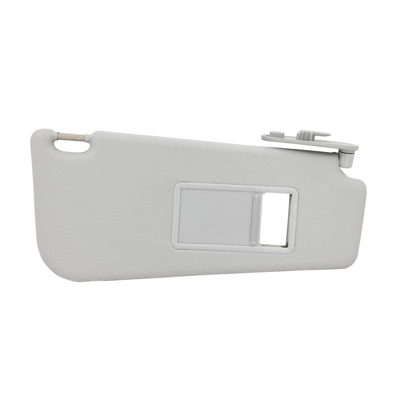Visera Fiat Mobi 2017-2022 Con Espejo Sin Luz Gris Claro Vinipiel Generica Tipo Original Derecha Delantera Generica