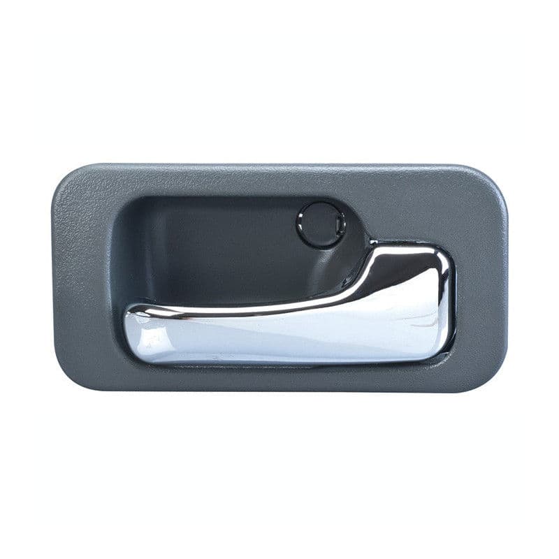 Manija Interior Honda Accord 4P Sedan 1990-1993 Gris/Cromo Plastico Derecha Trasera Hushan