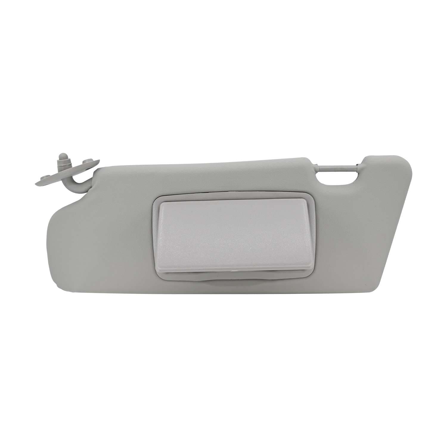 Visera Ford Ka 1997-2008 Con Espejo Sin Luz Gris Claro Vinipiel Generica Tipo Original Izquierdo Delantera Generica