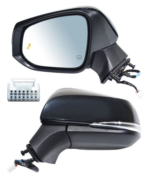 Espejo Corolla Croos 2022-2023 Elect P/Pint C/Direcc C/Sensor Punto Ciego C/Desemp 8 Pines 230908 Izq